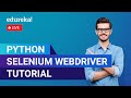 Python Selenium Webdriver Tutorial | Python Selenium Tutorial | Selenium | Edureka Live
