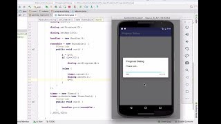 53. Create a Linear Progress Dialog