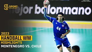 Montenegro gewinnt die Nervenschlacht gegen Chile | SDTV Handball
