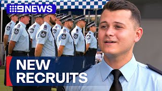 Queensland Police recruit new officers from around the world | 9 News Australia
