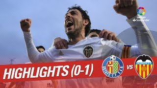 Resumen de Getafe CF vs Valencia CF (0-1)