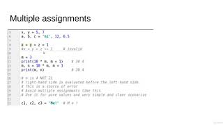 Assignment Operator [Mastering 4 critical SKILLS using Python]