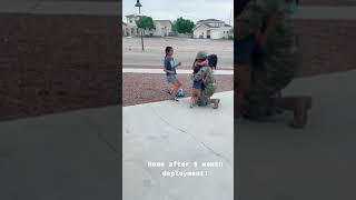 Daddy comes home to surprise kids after 9-month deployment