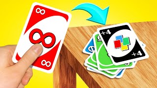 Using INFINITY CARDS To WIN! (Uno Hack)