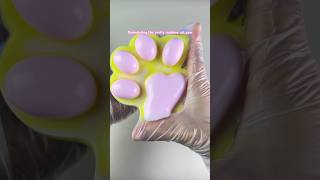 Demodeling the pretty rainbow cat paw#cute #squishy #satisfying #stressrelief #catpaw