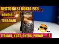 RESTORASI NOKIA E63. .KONDISI SANGAT MENYEDIHKAN//TERBAKAR DITEMPAT SAMPAH..