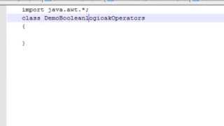 Java Tutorials-Java Operators(Boolean Logical Operator part-1)
