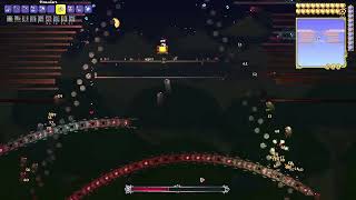 EASY INSANE TERRARIA TRAP: The Boulder Wall VS The Destroyer!