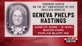 Honoring Geneva Phelps Hastings memory with service on 50th anniversary of her death
