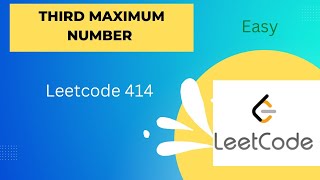 414. Third Maximum Number || In Java || Leetcode || Easy Way #leetcode