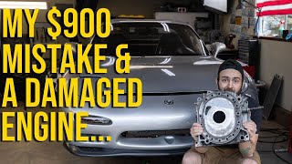 Learning from my mistakes: Porting my Mazda RX7 engine. Damaged the Engine...
