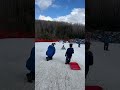 Lake mountain - snow in Australia, tobogganing