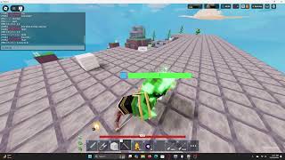 Playing bedwars 5v5