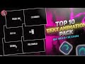 Top 10 Alight Motion Text Animation Preset 2024 || Trending Alight Motion Preset 🔥 || Alight Motion