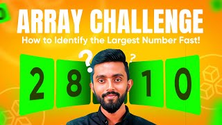 Find the Largest Element in an Array | MNC Interview Essentials