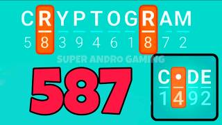 CRYPTOGRAM 587