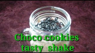 CHOCO COOKIES TASTY SHAKE/ചോക്കോ കുക്കീസ്‌ ടേസ്റ്റി ഷേക്ക്‌ എളുപ്പത്തിൽ ഉണ്ടാക്കാം(hanaaskitchen)