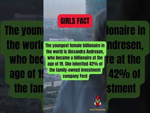 The World's Youngest Female Billionaire | #shorts - YouTube