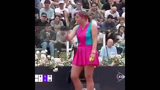Angry Jelena Ostapenko is not happy with Refree | Italian Open | WTA Tennis | #viral #wta #tennis