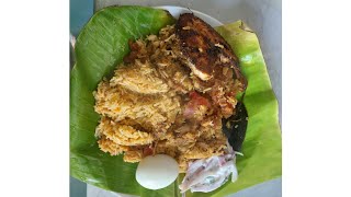 Fish briyani with banana leave 😋 easy method #viralvideo #shorts