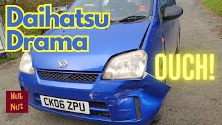 Daihatsu Drama! Chemmy gets biffed, flat tyre, iffy flap