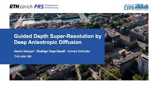 CVPR 2023: Guided Depth Super-Resolution by Deep Anisotropic Diffusion