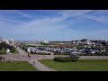 nordsee in esens bensersiel deichblick über den campingplatz