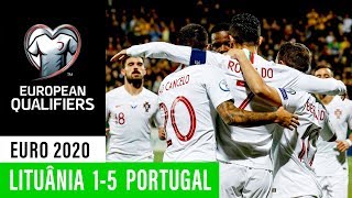 Euro 2020: Lituânia 1 - 5 Portugal
