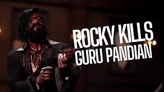 Rocky Kills Guru Pandian   KGF Chapter 2 || KGF Action Sense HD #kgfchapter2 #kgf2 #yash