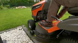 Koszenie traktorem ogrodowym Husqvarna TC238T - Mowing with the Husqvarna TC238T garden tractor