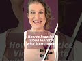 How to practice violin vibrato with a metronome? #shorts