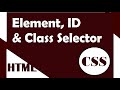 Selector in css html | Element selector | ID selector | Class selector | css tutorial | Swift Learn