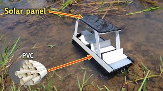 miniature solar boat