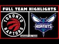 Toronto Raptors vs Charlotte Hornets - Full Team Highlights | Jan 25, 2022 | 21-22 NBA Season