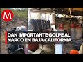 Aseguran narcolaboratorio en Tecate, Baja California