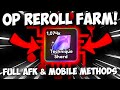 New OP Methods to Get REROLLS FAST in Anime Last Stand (Mobile + Macro Friendly!)