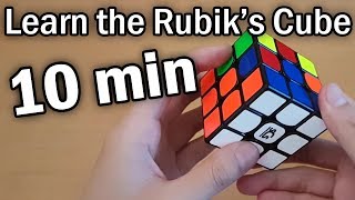 Learn How to Solve a Rubik's Cube in 10 Minutes (Beginner Tutorial)