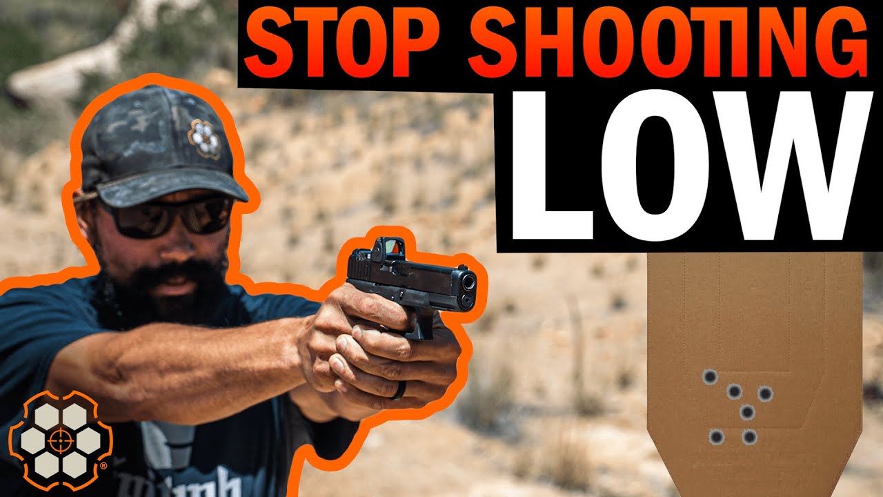 How To Stop Shooting Low With A Pistol Youtube