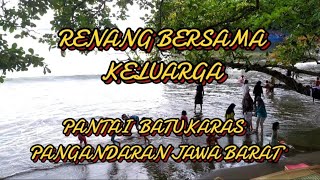 Suasana Baru Pantai Batukaras Bersama Keluarga Liburan Panjang