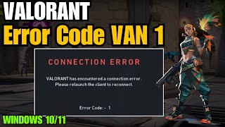 How To Fix Valorant Error Code VAN1 "Java Runtime Error" In Windows