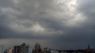 বৃষ্টি নামার অপেক্ষায়🌧🌨🌨 আমাদের ছাদ বাগানে বৃষ্টি নামার আগ মুহূর্তে ☔☔