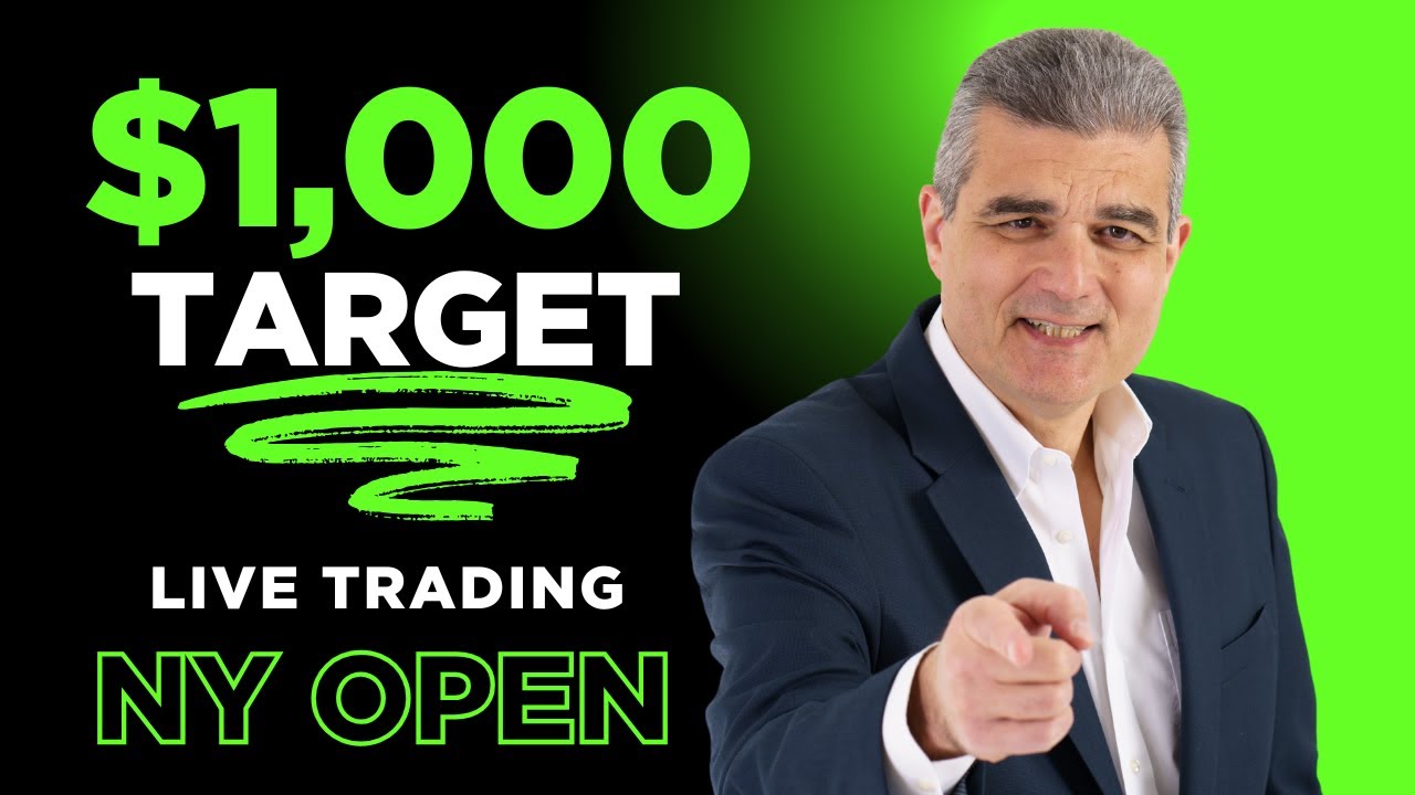 Live Trading Ny Futures Open Youtube