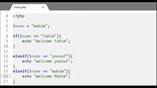 PHP MySQL Bangla Tutorial Part - 6 - else / else if Statement
