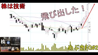 株は技術　下げ止まりの兆候を察知したので、飛び出し上昇を狙って買いを仕込んでみた　ショートトレード　めぶきFG#2　〔第996回〕