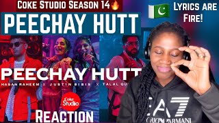 Peechay Hutt | Justin Bibis x Talal Qureshi x Hasan Raheem | Coke Studio | Season 14 REACTION!