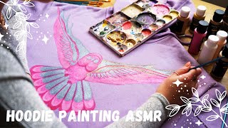 Paint CUSTOM Hoodie with me! ASMR ⭐ No MUSIC