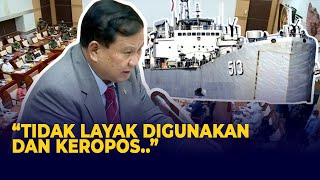 Ini Alasan Menhan Prabowo Jual 2 KRI: Tak Layak Pakai dan Banyak yang Keropos..