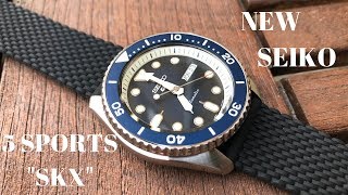 This New Seiko 5 Sports Is Stunning - Blue SRPD71K1