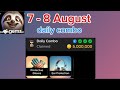 Gemz Daily combo Cards | Gemz Coin Daily Combo 07 August 2024