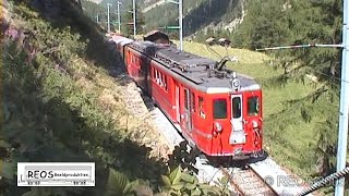 2003 [SDw] From BVZ to MGB part 9 of 9 - Zermatt Station, Summer \u0026 Winter , CLASSIC BVZ, MGB, GEX